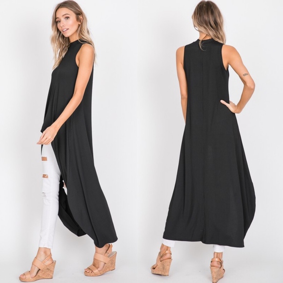 “FIERCE” Hi Lo Top - MAUVE - Picture 4 of 5